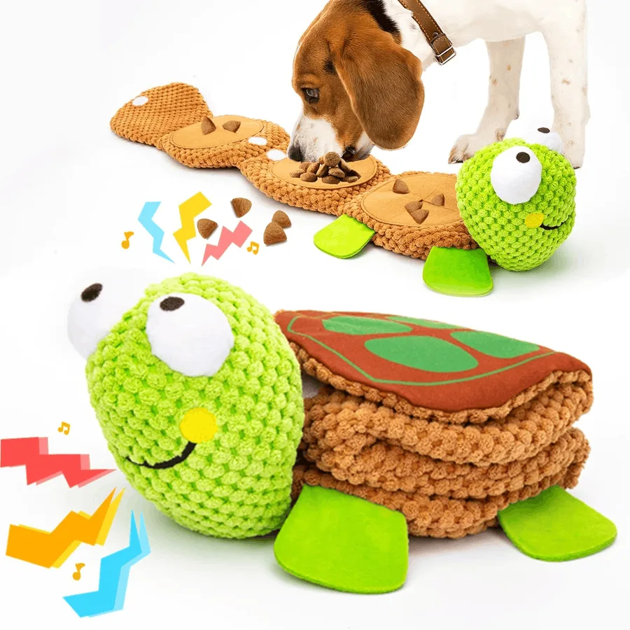Interactive plush pet toy