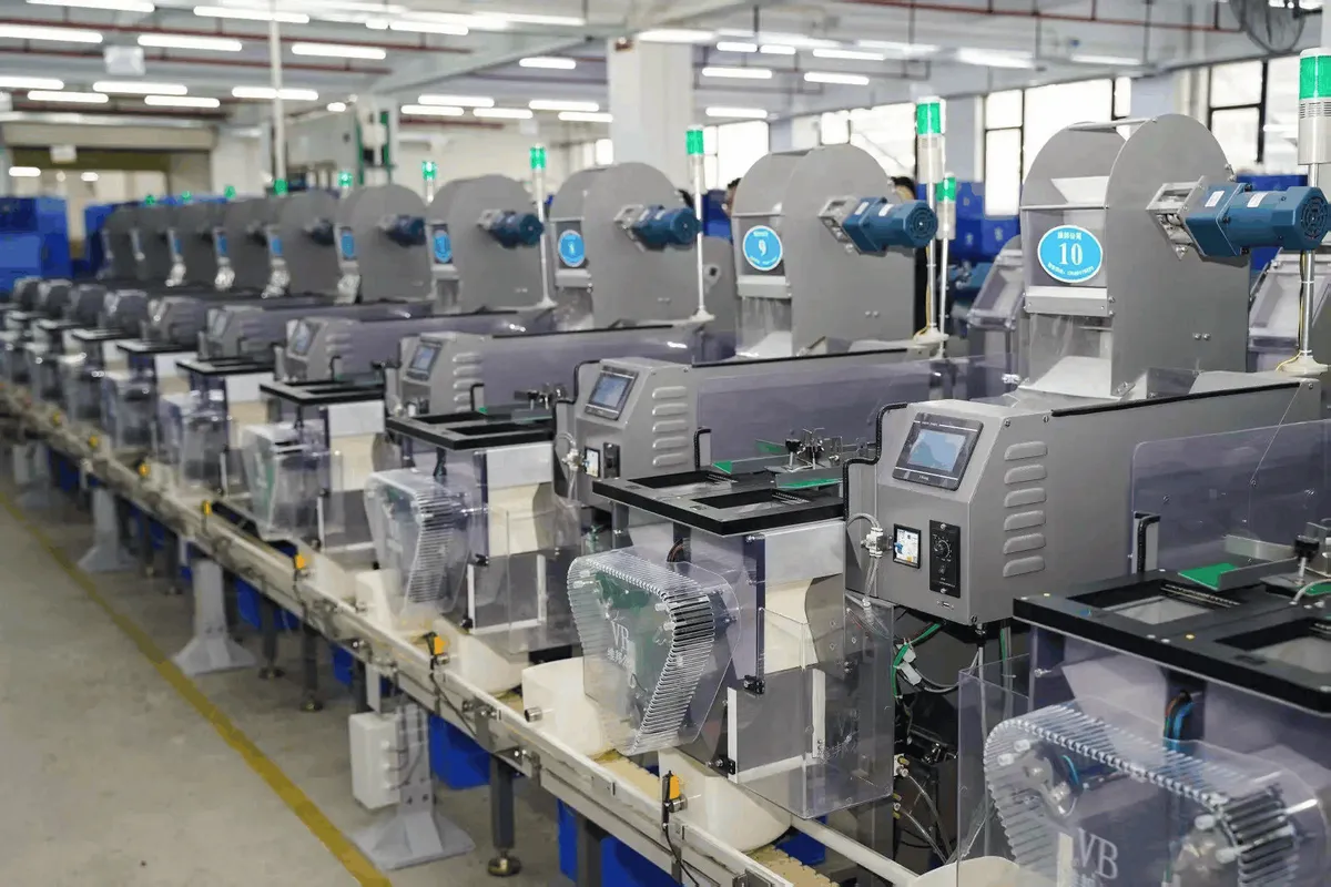 Embroidery equipment used in plush toy production