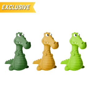 Dino Squeaky Rubber Durable Dog Toy